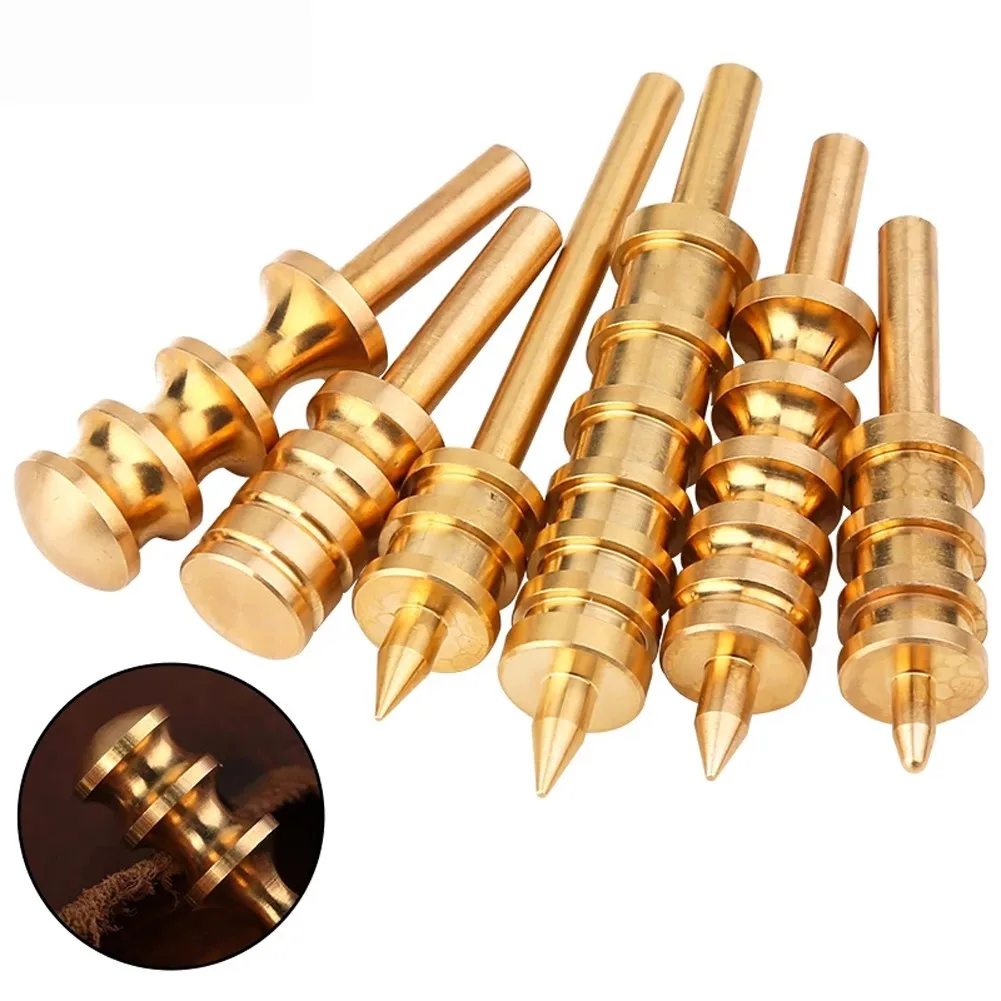 

Leather Burnisher Pointed Or Flat Tip Leather Edge Tools Leather Craft For Leather Slicker Burnishing Brass Burnish Tools