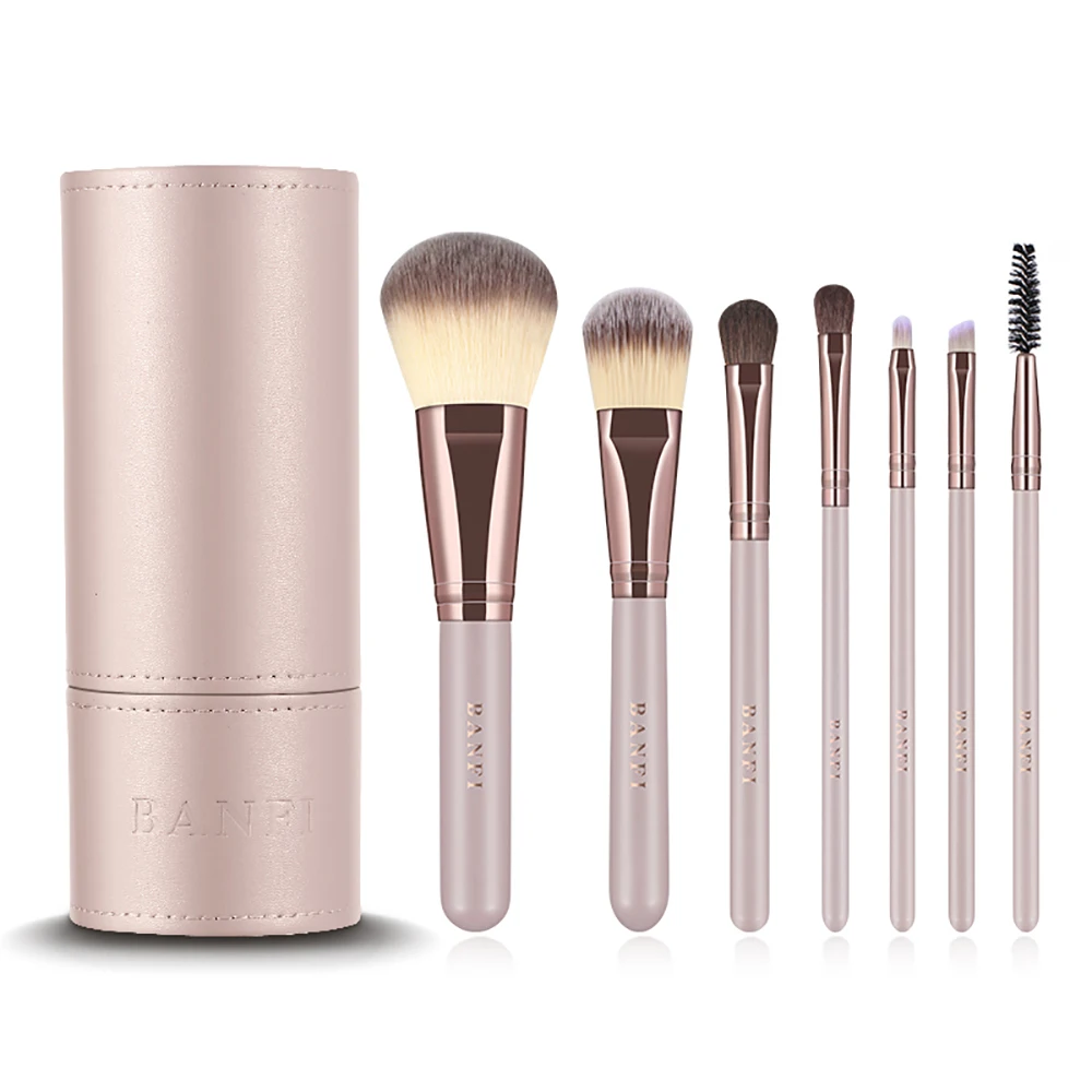 

FUQUE 7PCS Makeup Brushes Kit Beauty Make up Brush set Concealer Cosmetic Pincel Blush Eyeshadow Concealer Cosmetic Tool