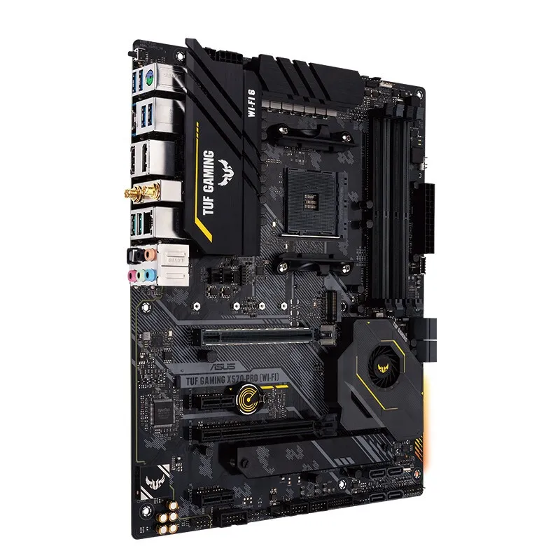 Verkaufen ASUS TUF GAMING X570-PRO (WI-FI) Motherboard Unterstützung PCIe 4,0 Dual M.2 Wi-Fi 6 Ryzen CPU 5600X/5800X/5900X (AMD X570/Buchse AM4)
