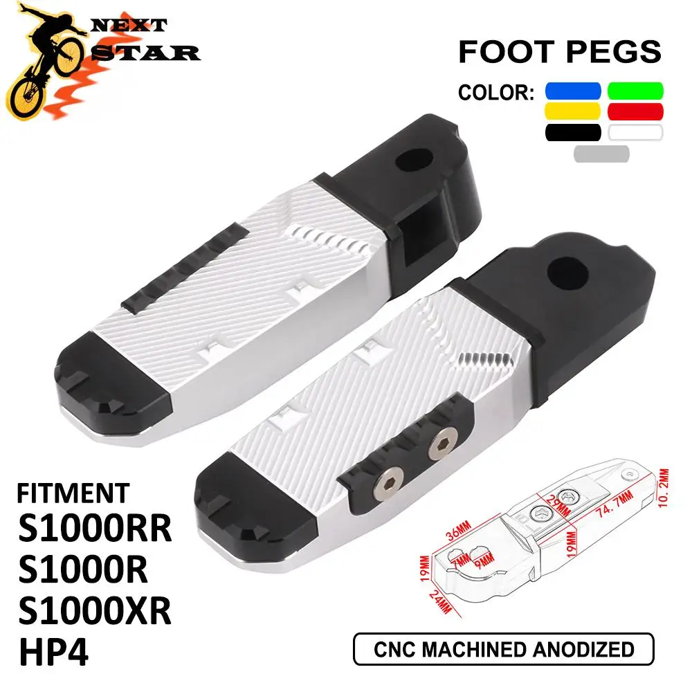 

Подножки CNC для мотоцикла, гоночного велосипеда, подножки для BMW S1000RR S1000R S1000XR HP4 S 1000 RR