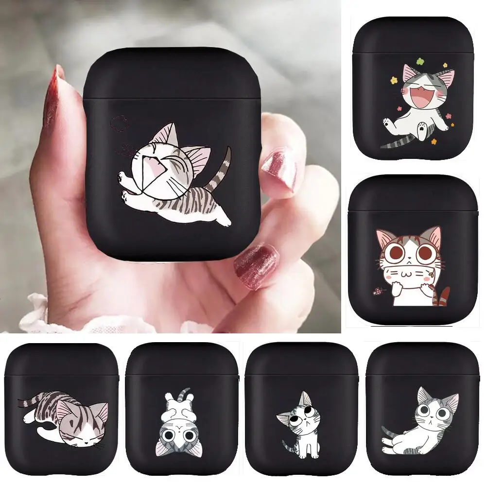 

cute cartoon cat Soft Silicone Cases For Apple Airpods 1/2 Protective Bluetooth Wireless Earphone Cover For Apple Air Pods