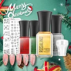 Гель-лак для стемпинга ROSALIND, гибридный лак для ногтей, Полупостоянный УФ-гелевый штамп