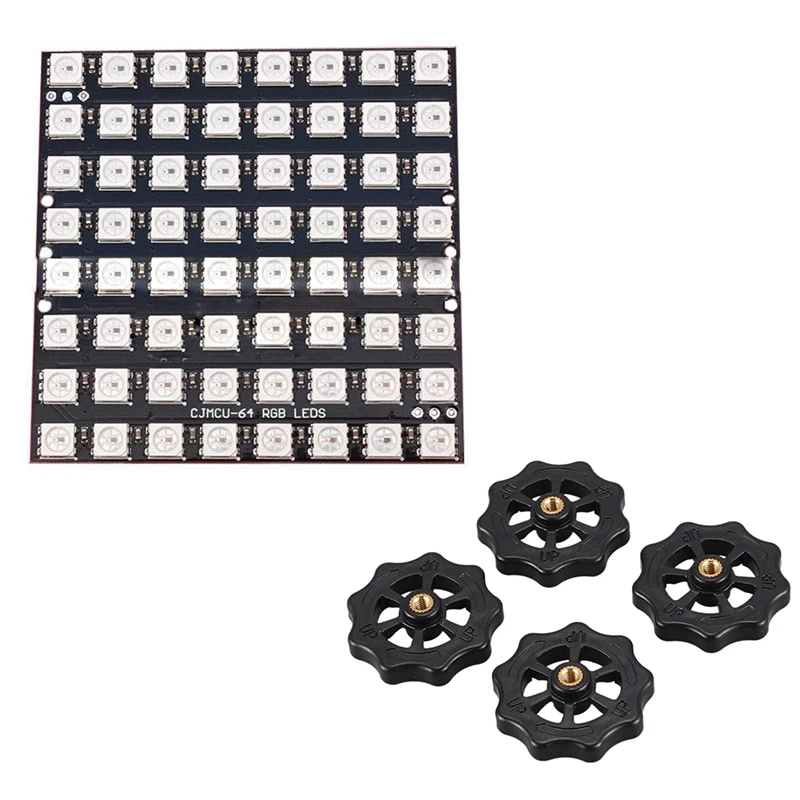 1 шт. 8X8 64 СВЕТОДИОДНЫЙ матричный WS2812 светодиодный 5050 RGB полный Цвет драйвер платы