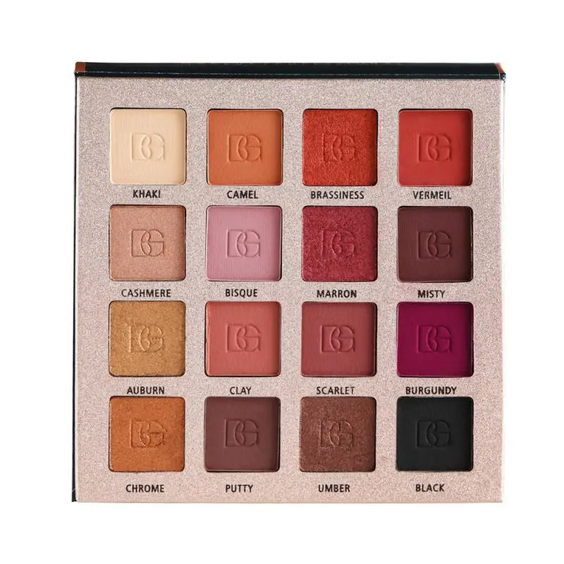 Beauty Glazed 16 Color Natural Matte Pearlescent Eye Shadow Eyeshadow Palette Makeup Make Up Cosmetic TSLM1 |
