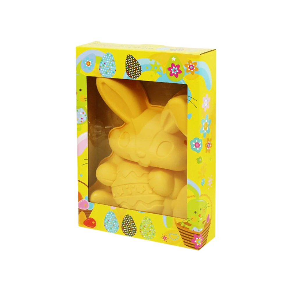 

DIY Cake Mold Easter Bunny Durable Safety Reusable Silicone Candy Chocolate Pastry Molds Kitchen Gadget Creative Easter Decorati