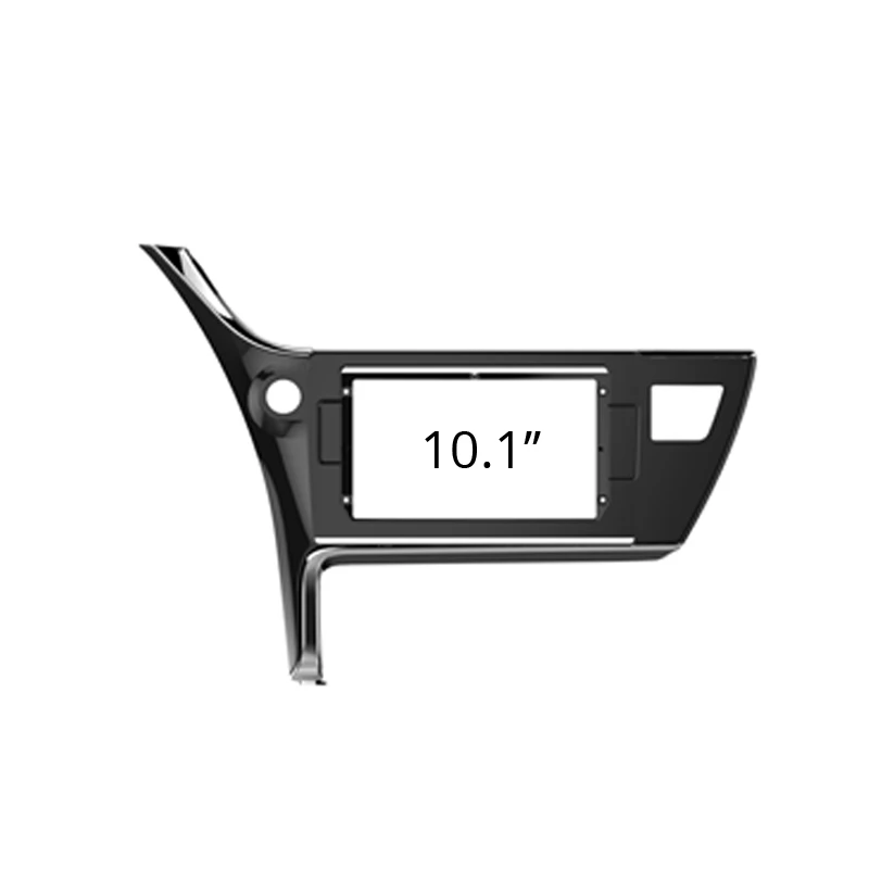 

Fascia frame For Toyota Corolla 2017 RHD Android 10'' GPS Navi multimedia Panel Dash Frame Kit Mounting head unit Bezel Fascias