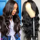 Недорогие парики на прозрачной сетке, 32, 30 дюймов, парик с волнистой сеткой, фронтальные парики из человеческих волос, 13x1, 180% волнистые парики на сетке, бразильский парик