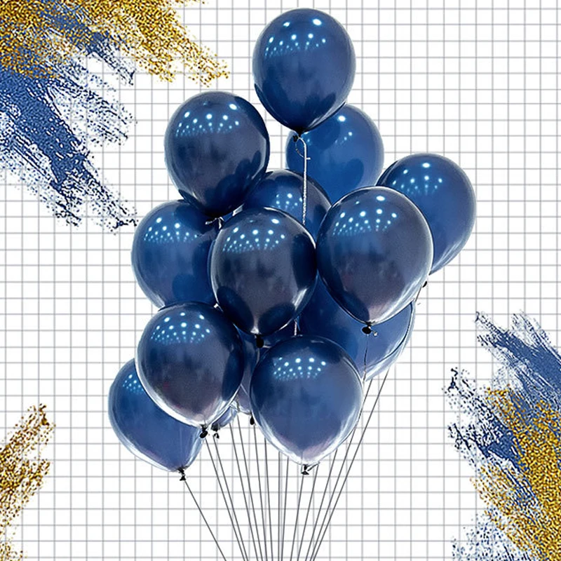 10 шт./лот 12 дюймов Рубиновый Красный двухслойный воздушный шар однослойный Donkerblauw