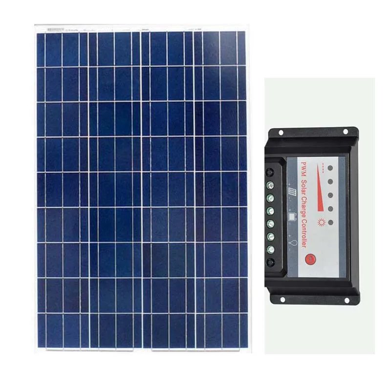 Harga Panel Tenaga Surya/Solar Panel Kit 100W 200W 300W Solar Charger Baterai Solar Charge Controller 12V/24V 30A Mobil Berkemah Caravan Motorhome Perahu RV