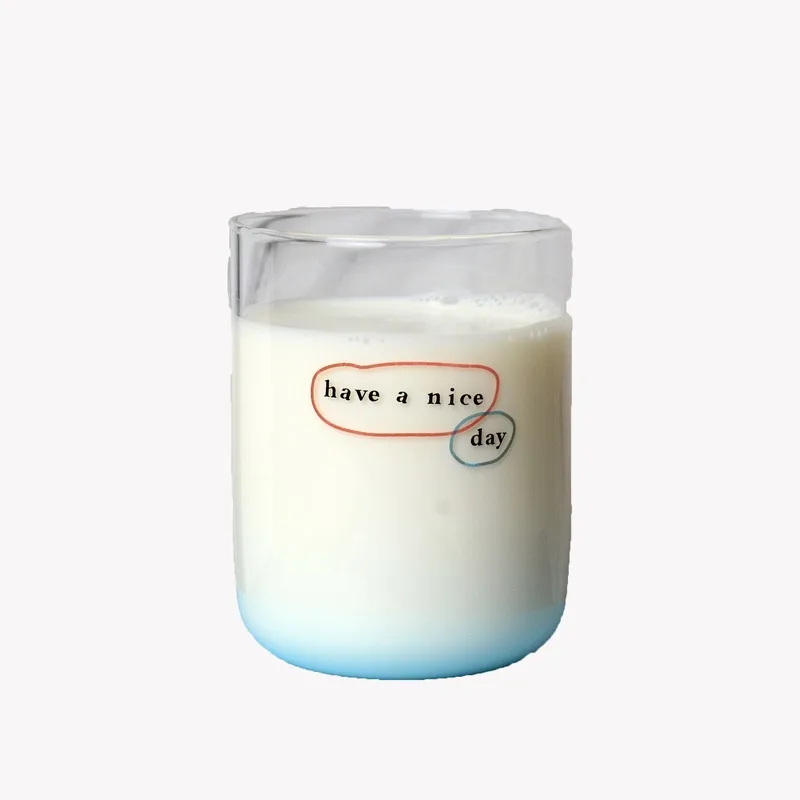 Корейская стеклянная бутылка для воды модная офисная чашка кофейная кружка