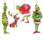 Украшение для рождественской елки Grinch, украшение для рождественской елки Grinch, подарочные украшения для детей