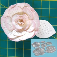 new metal cutting moulds decorative carving technology diy photo albums flowers roses decorative handicrafts