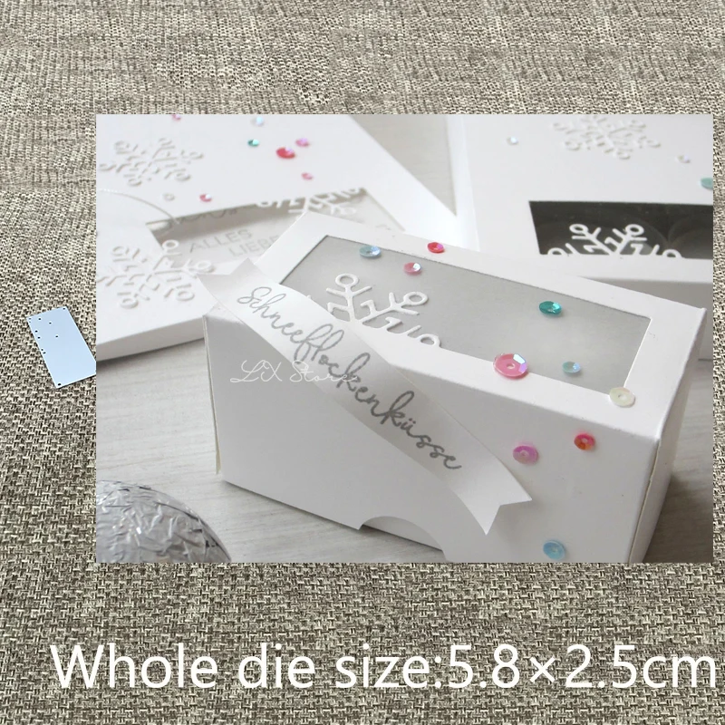 Металлические Вырубные штампы XLDesign вырубные снежинка рамка украшение альбом для