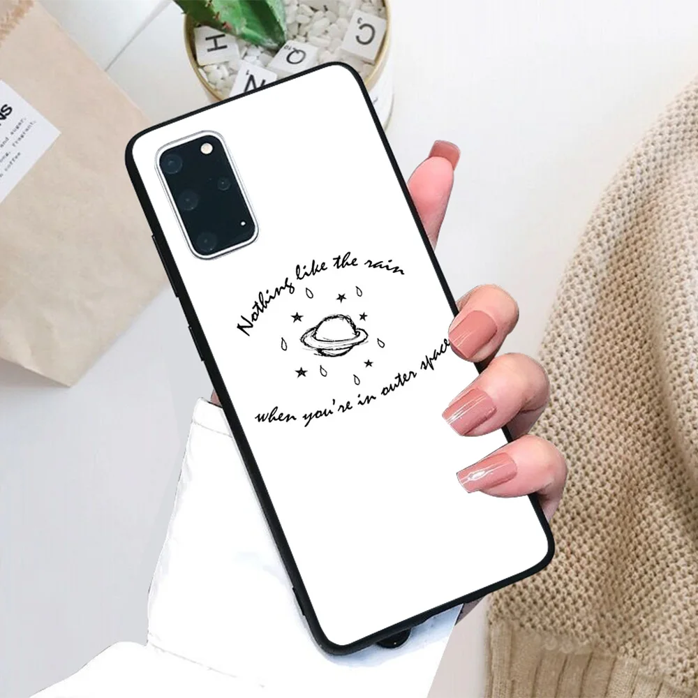 

For Samsung Galaxy 5 Seconds of Summer Outer Space Soft TPU Black Border Samsung Galaxy Case