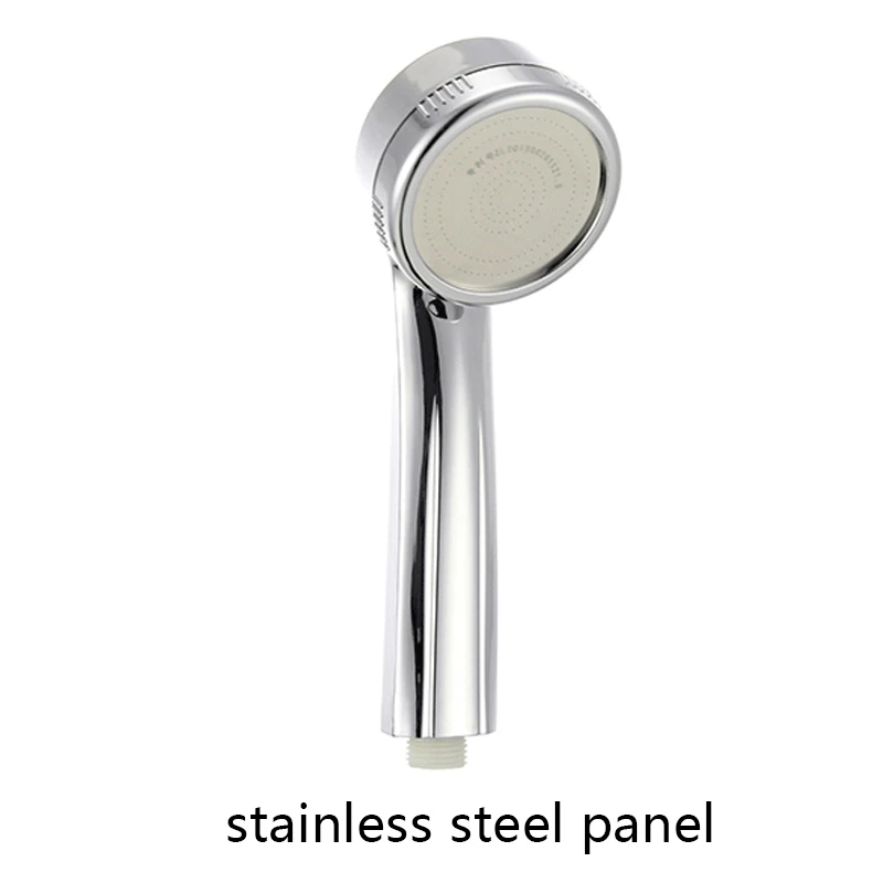 stainless steel VEHHE насадка для душа высокого давления, фильтр для экономии воды, АБС ХРОМ, мощная насадка, 300 отверстий, панель, аксессуары для ванной комнаты - Цвет: stainless steel
