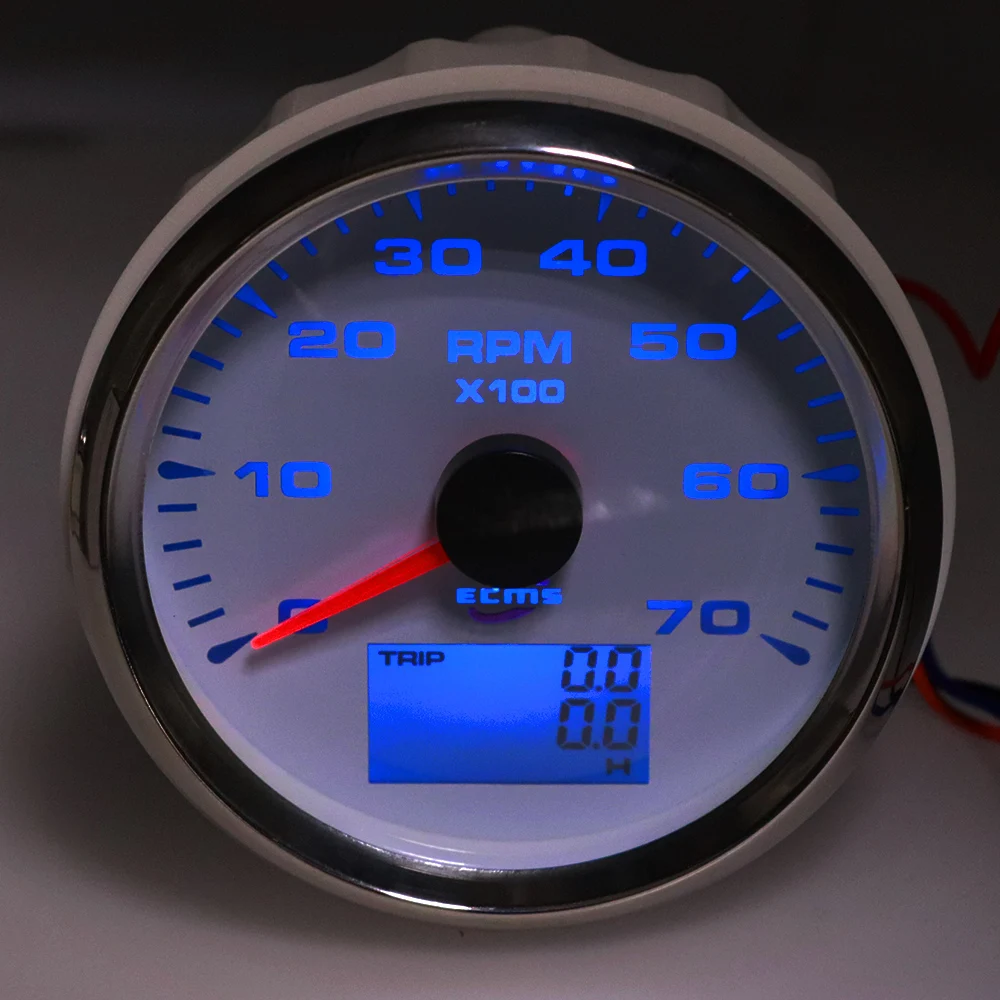 3000 8000 RPM Тахометр универсальный датчиками Lcd Rev счетчики с туда и обратно счетчик