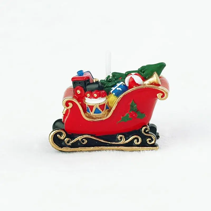 Рождественские сани свечи Рождественский канун Креативные украшения подарки