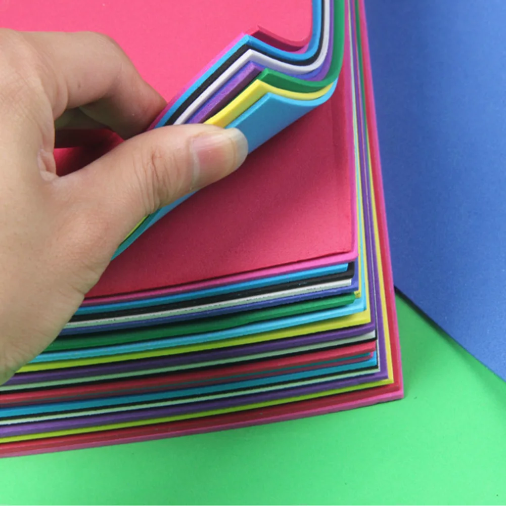 DIY шитье А4 книги художественные карты EVA пены Красочные губки бумаги