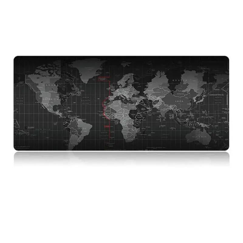 

Extra Large Mousepad Natural Rubber Mouse Pad Old World Map Anti-slip Gaming Mouse Mat with Locking Edge for game gamer New Pad