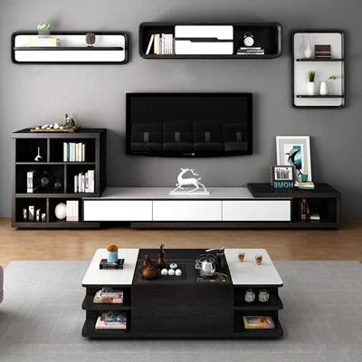 

Светильник роскошный современный стиль твердый деревянный прямоугольный журнальный столик со слоями ящиками нежный мульти приставной сто...