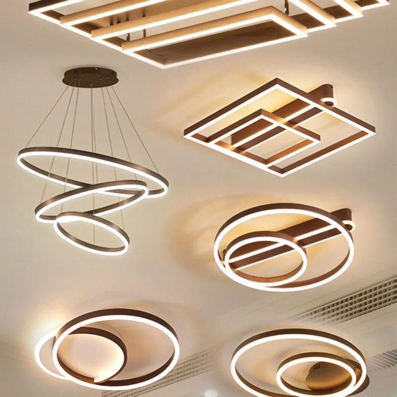 

nordic led modern led luminaria lamparas de techo luminaire living room lights lampara led industrial decor dining room