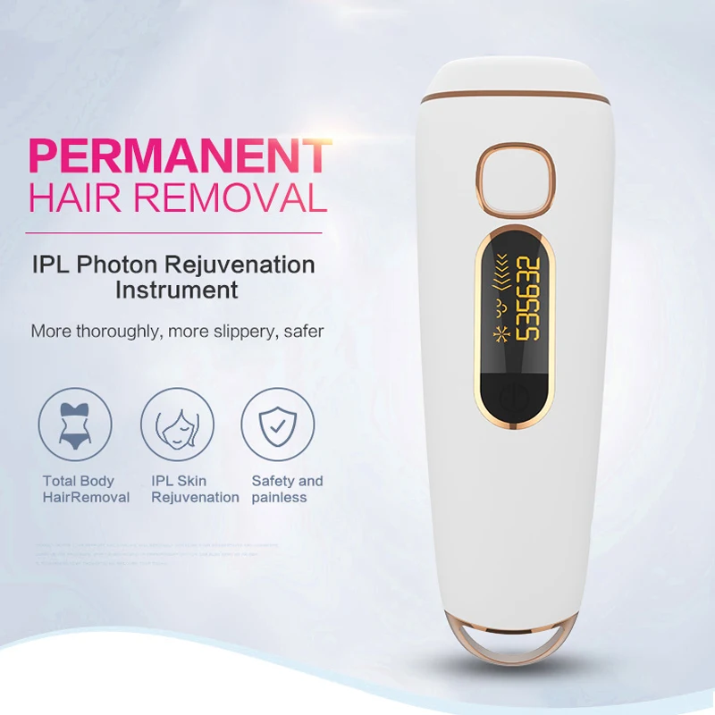 

IPL Электрический лазерный эпилятор, удаление волос, Женский безболезненный эпилятор, устройство для удаления волос на лице для мужчин и женщин