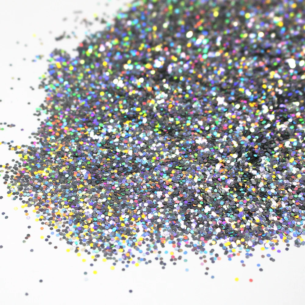 Лазерный светящийся Радужный порошок 50 г для украшения ногтей Маникюрные