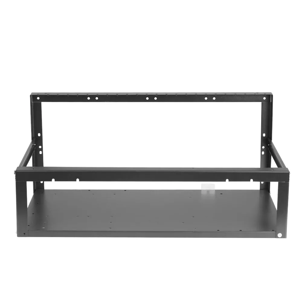 Стальная монета открытый Майнер рамка для майнинга Риг чехол до 8 GPU BTC LTC ETH