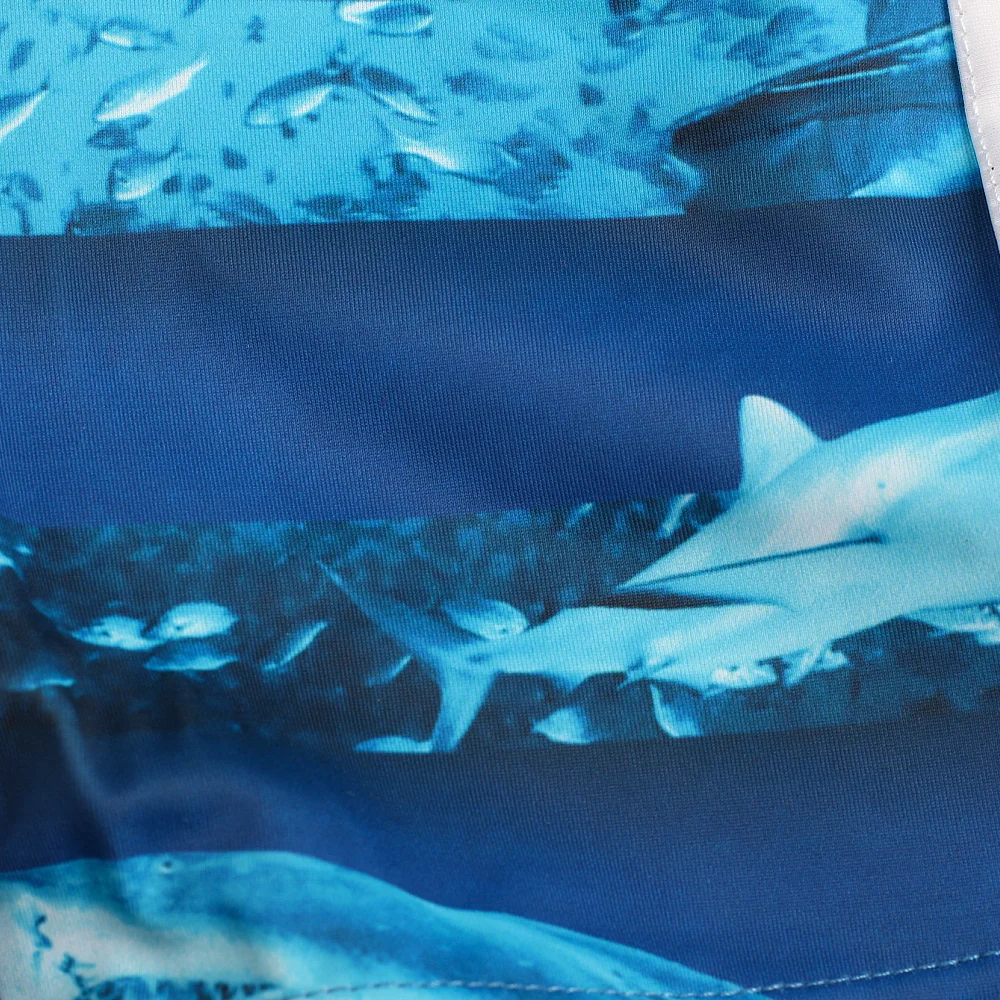 Boys Swimming Trunks 2020 Summer Beach Fashion Shorts Adjustable Kids Sports Bathing Shark | Спорт и развлечения