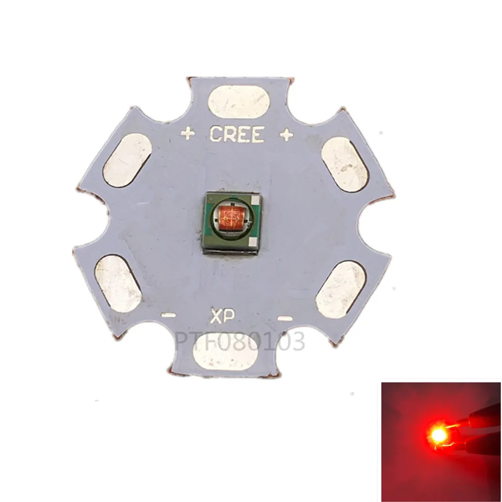 Cree Xlamp XPE XP E Дальний Красный 1 9 нм Вт 3 светодиодные бусины 2 4 в ма Светодиодная