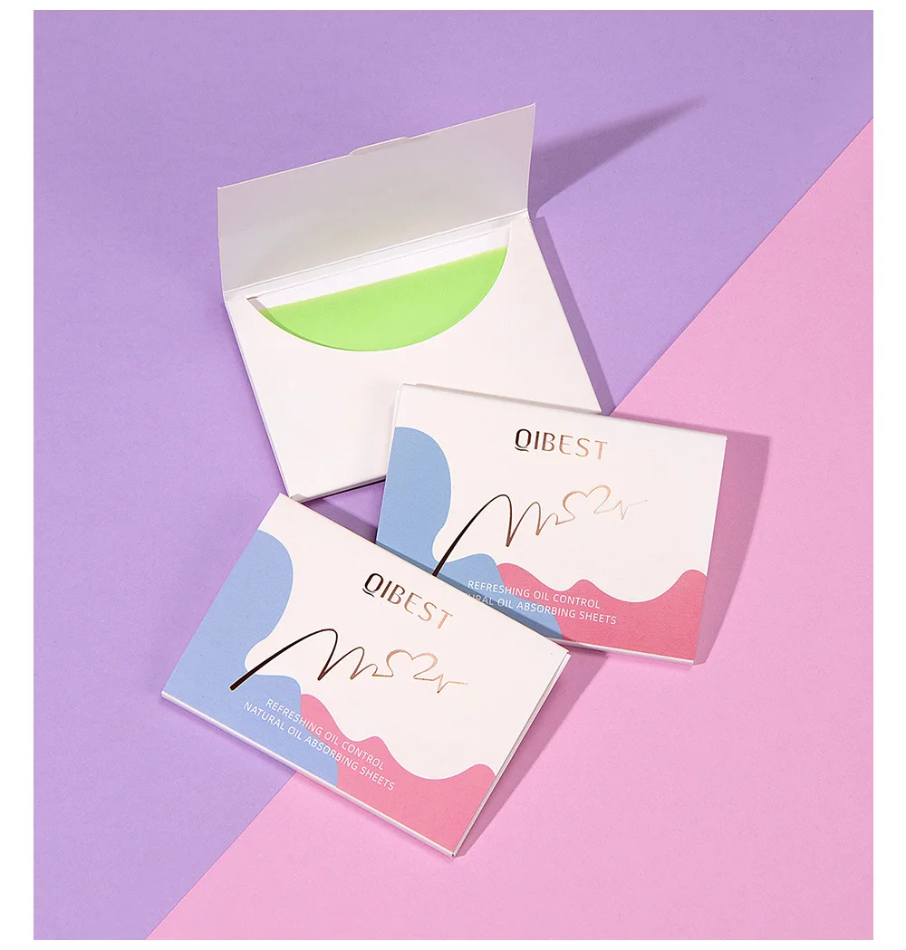 

4 packs Oil-absorbing paper Clean refreshing portable facial oil-controlling oil-absorbing paper face cleaning oil control