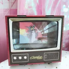 Retro TV Mobile Phone Smartphone Screen Magnifier for Video TV Show Enlarged Expander Phone Holder Stand