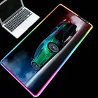 XGZ RGB изысканный коврик для мыши спортивные изображение автомобиля в виде таблицы pad USB интерфейс высокого качества красочные клавиатура с подсветкой pad