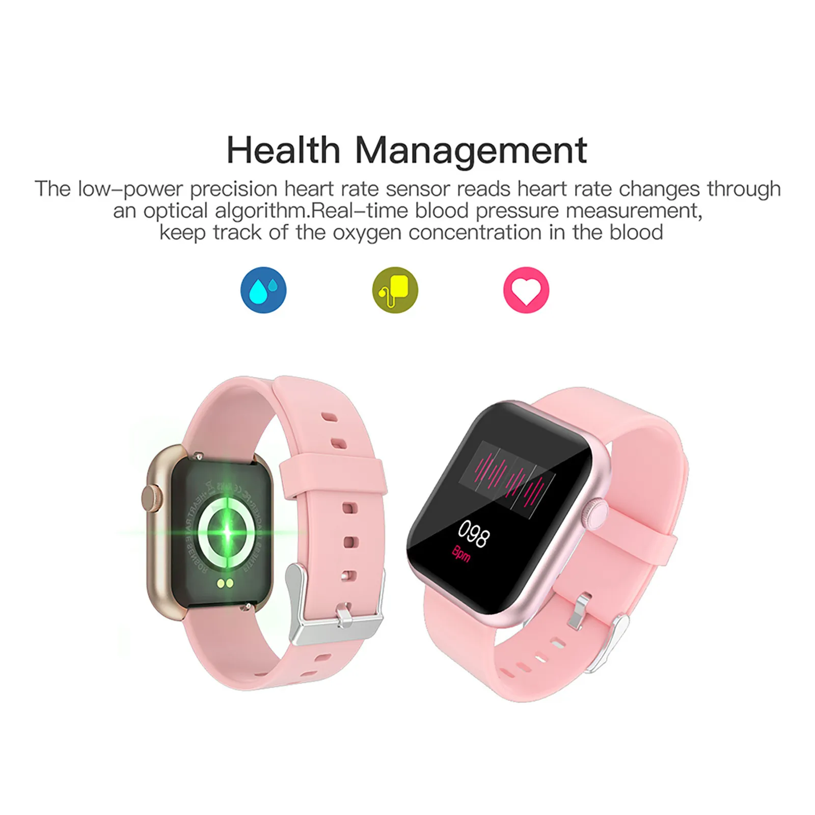 

COLMI P9 Men's and Women's Multifunctional Watch Built-in Gaming Heart Rate Sleep Monitor Boutique Business Gift Watch SM