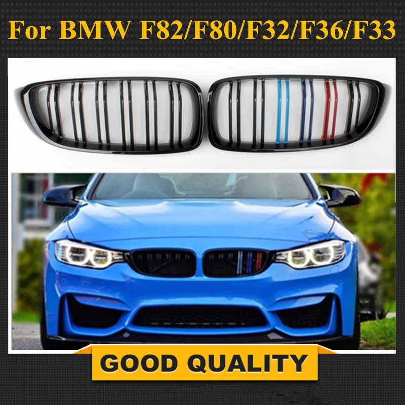 Передняя решетка радиатора M4 Gloss/матовый черный ABS для BMW 4 серии F32 F33 F36 F82 F83 F80 M3 420d