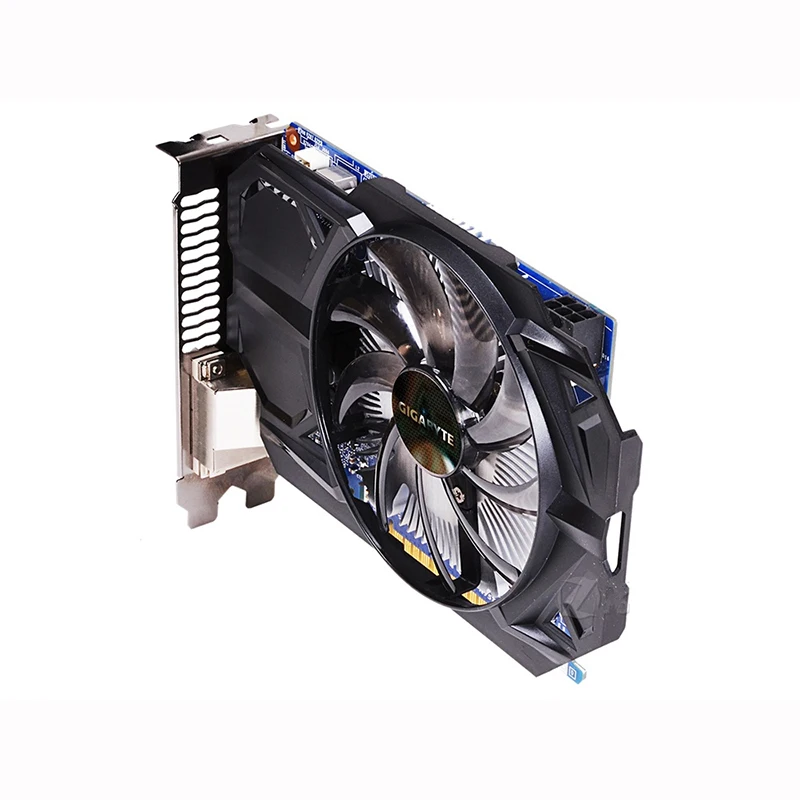 GIGABYTE GTX 750Ti 2 Гб D5 видеокарта 128 бит GDDR5 видеокарты GTX750TI GV-N75TD5-2GI для nVIDIA Geforce GTX750 Hdmi Dvi б/у