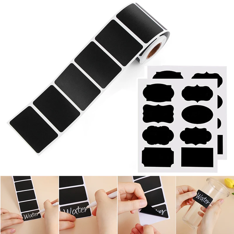 Наклейки для специй водонепроницаемые наклейки классной доски кухни домашних