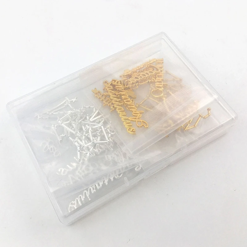 

48 шт./кор. Смешанные 12 созвездий из сплава