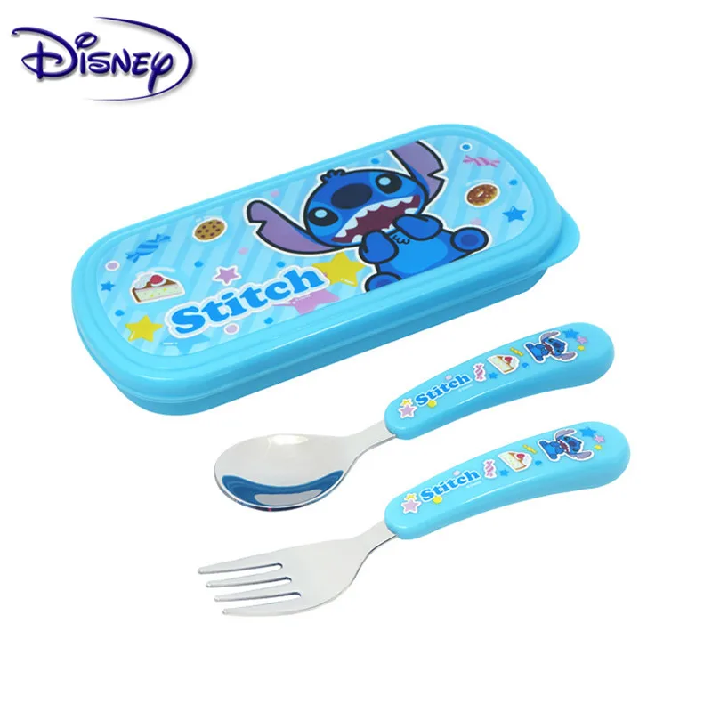 Дисней Классическая принцесса дети вилка ложка набор 2 шт. Творческий мультфильм