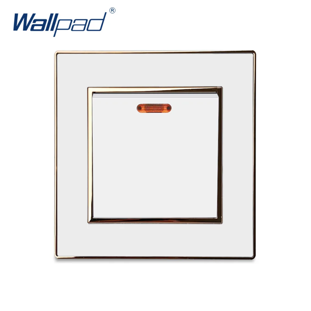 45A переключатель для водяной плиты Wallpad Роскошные Настенные переключатели белая