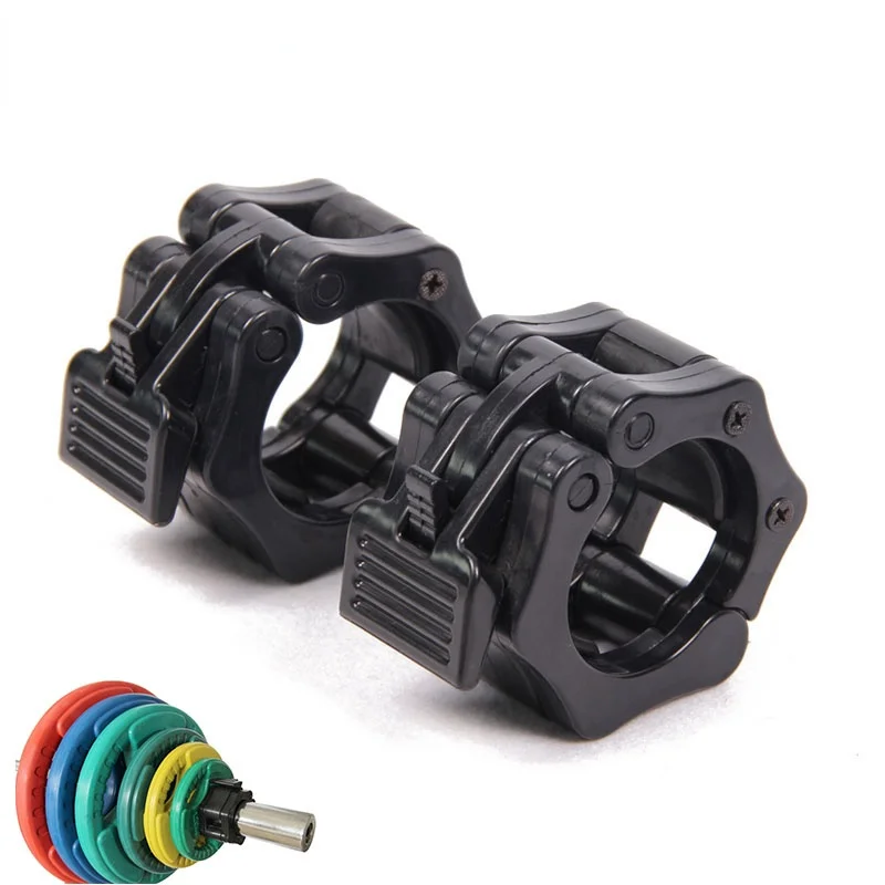 

2pcs/lot 2" Barbell Collars Standard Spinlock Clamps Dumbbell Clips Lock Jaw Quick Release Fitness Body Building Gym Equipment