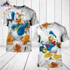 Футболка с 3D принтом Дональд Дак для мужчин и женщин