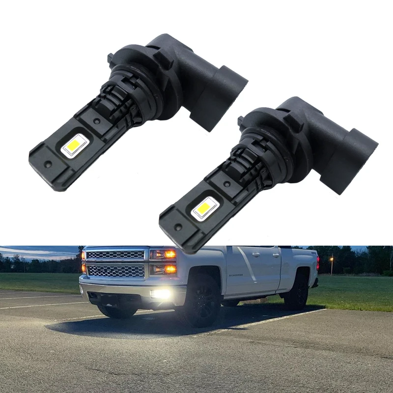 

Светодиодный фонарь для автомобиля, 2 шт., 3000 лм, 9006, HB4, 6000K, Белый светодиодный противотуманный фонарь, 12 В, 24 В, 9006