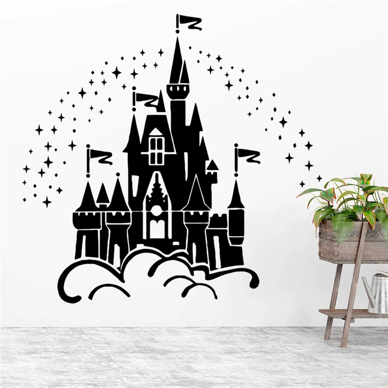 Disney 58*59 см настенные наклейки для детских комнат аксессуары домашнего декора