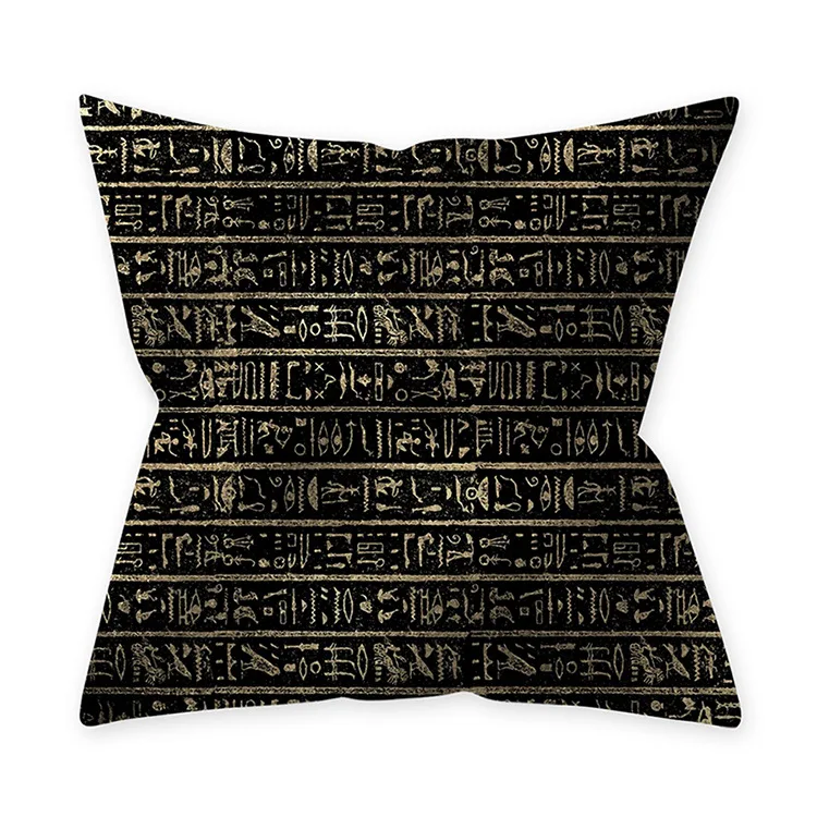 NEW Gold Black Marble Polyester Pillow Case Hot Modern Nordic Geometric Cushion Cover Decorative Sofa Couch Throw Pillows Cover images - 6