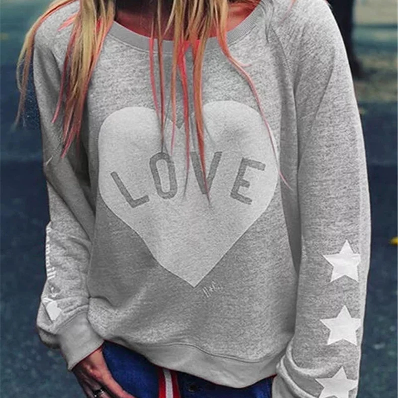 Женские топы осенняя свободная повседневная женская футболка с длинными