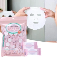 50pcs compressed face mask paper skincare skin care kits beauty cosmetics for face masks wipes disposable facial health tools