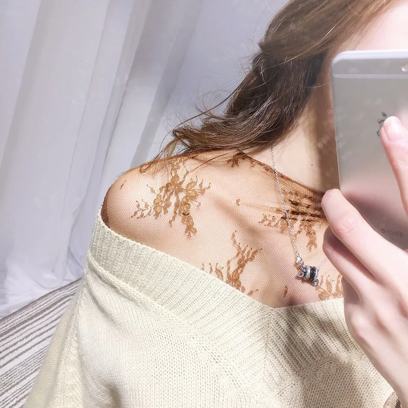 Кружевная рубашка с вышивкой женское платье длинными рукавами Свободная