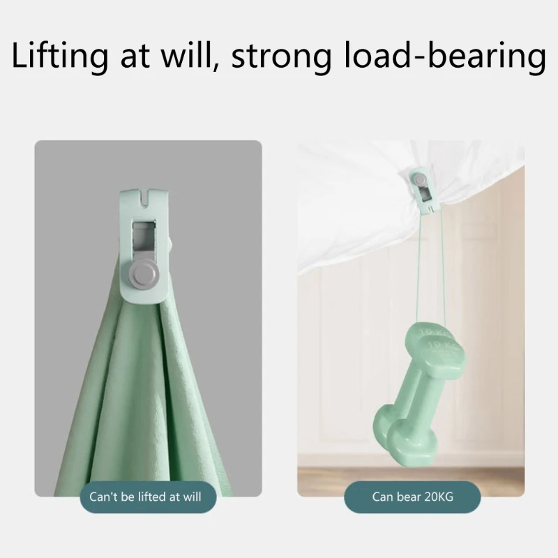 

6 Pcs Sliding Quilt Holder Duvet Cover Quilt Fixing Clips Plastic Comforter Grippers Needle-Free Blanket Clip No Pins