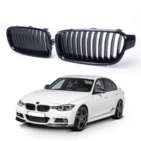 1 pair gloss blackm style car front kidney grille grill racing grilles for bmw 3 series f30 f31 f35 2012 2018 car accessories